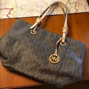 Brown leather Michael Kors bag